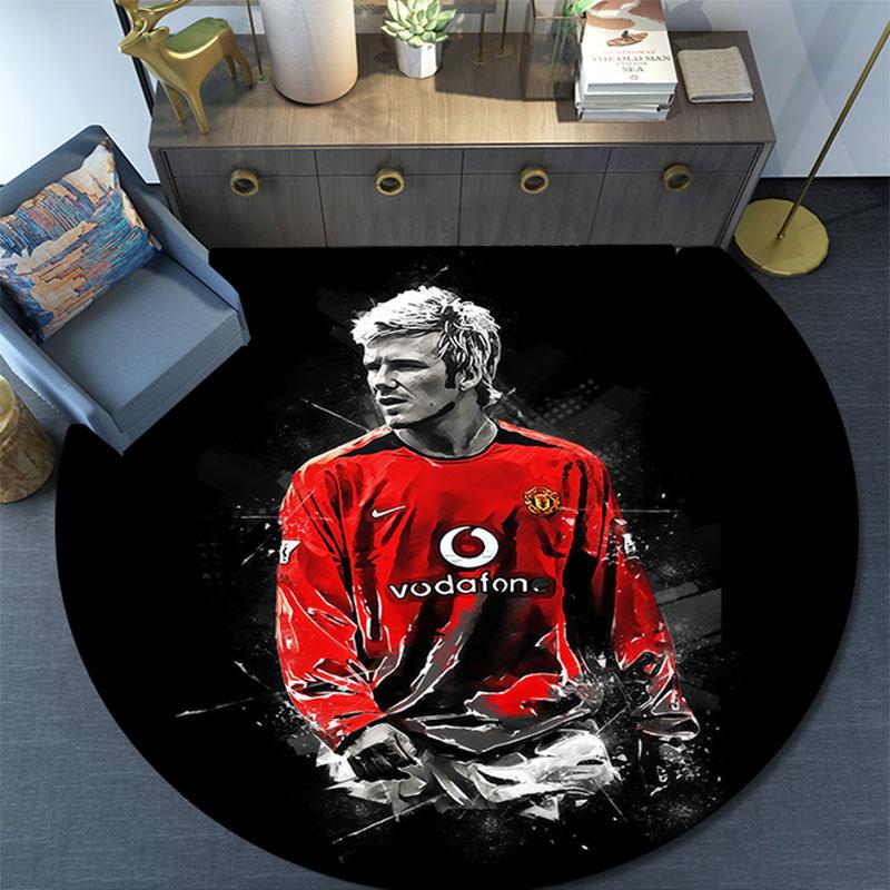 Becks pattern round rug,Carpet Rug for Living Room Bedroom Playroom ,Non-slip Floor Mat,Holiday Gifts and Birthday Gifts.