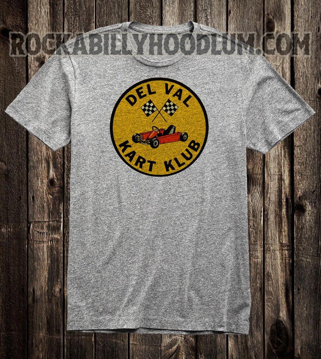 

Hot Rod Tee T Shirt Drag Race Racing Speed Shop Del Val Kart Club Go Cart L