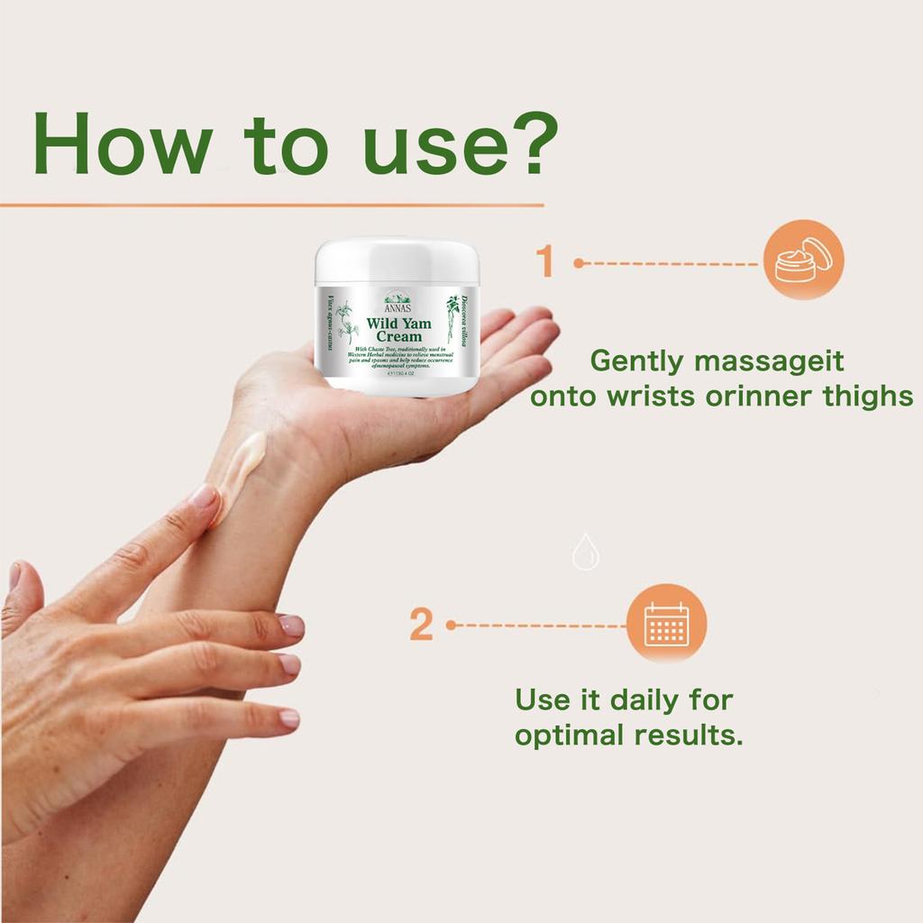 Wild Yam Hormone Balancing For Relieving Menopausal Symptoms And Supporting Menstruation Such As Hot Flashes And Night Sweats