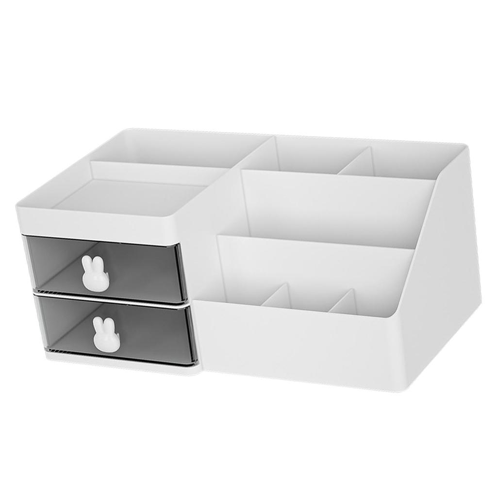 Kosmetik-Organizer mit Schubladen Mehrere Fächer Kunststoff Große Kapazität Make-up-Präsentationskoffer