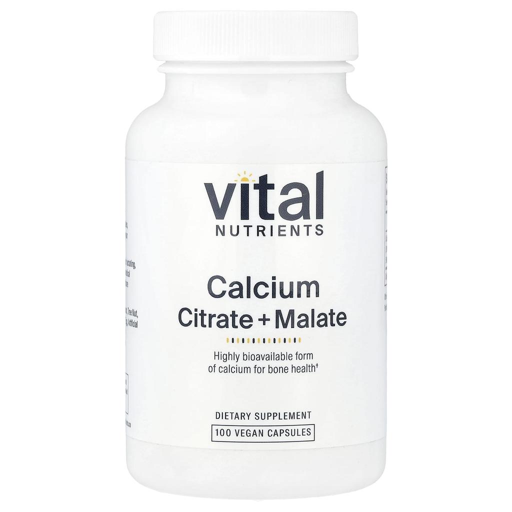 Kalsiumsitrat + Malat, 300 mg, 100 vegetabilske kapsler (150 mg per kapsel)