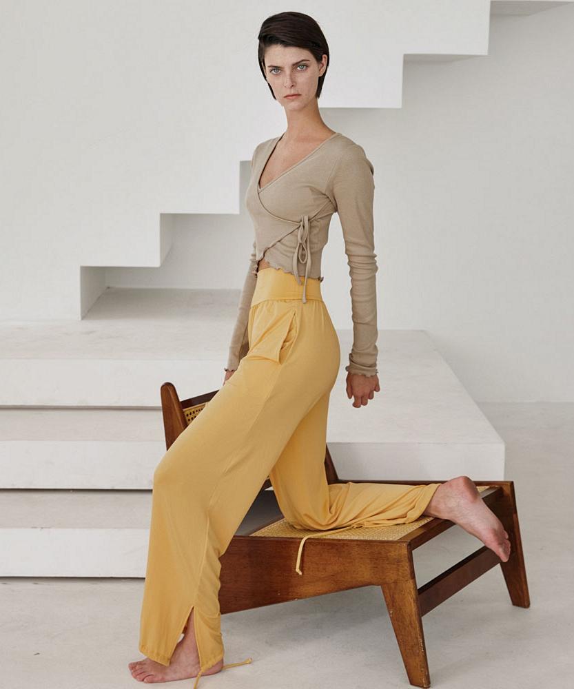 Debiweeo New Wave Wrap Long Sleeve Devi-T0114-Deep Beige