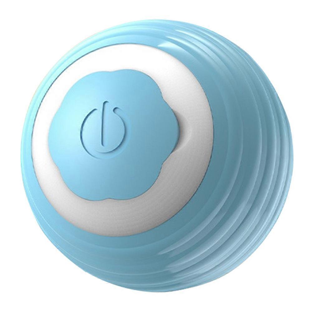 Interactive Cat Toys Ball Wicked Ball for Indoor Cats Adult, Auto 360 Self-Rotating & USB Rechargeable with LED Red Light Toy for Cat Kitten