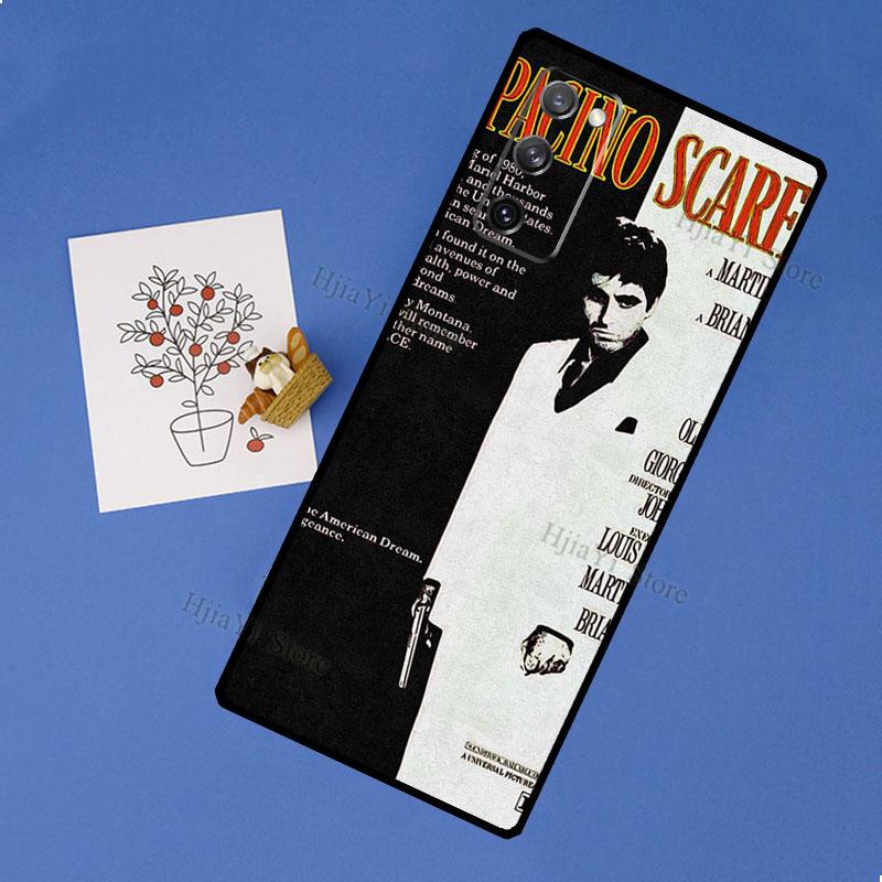 Tony Montana Scarface Al Pacino Case For Samsung Galaxy S23 Ultra S21 S20 FE S8 S9 S10 Note 10 Plus Note 20 S22 Ultra Cover