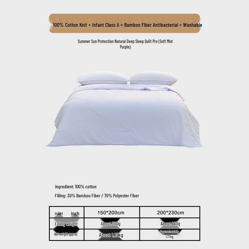 Mercury Home Textiles Deep Sleep Cool Touch Summer Quilt