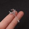 European & American Style Zirconia Ear Clips: Creative No-Piercing Earrings