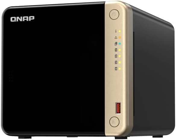 QNAP NAS with a 8GB Two and One PCIe Slot for Expanding NAS Ideal for Small and Medium Extended Warranty Authorized Japanese Distributor 4-Bay