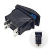 1pcs Car Boat Caravan Rocker Switches 12V 24V 5 Pin Waterproof Rocker Switch Dual Blue LED Light Bar