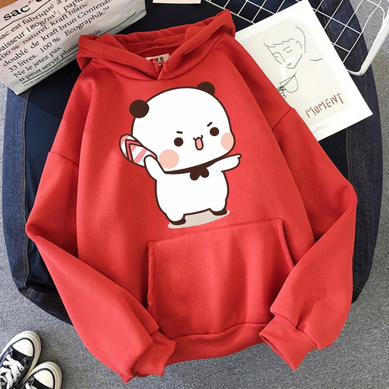 2024 Damen Herren Gothic Streetwear Kawaii Vintage Cartoon Sweatshirts Lustige Grafik Kapuzenpullover Bubu Dudu Y2k Print Hoodies Kleidung