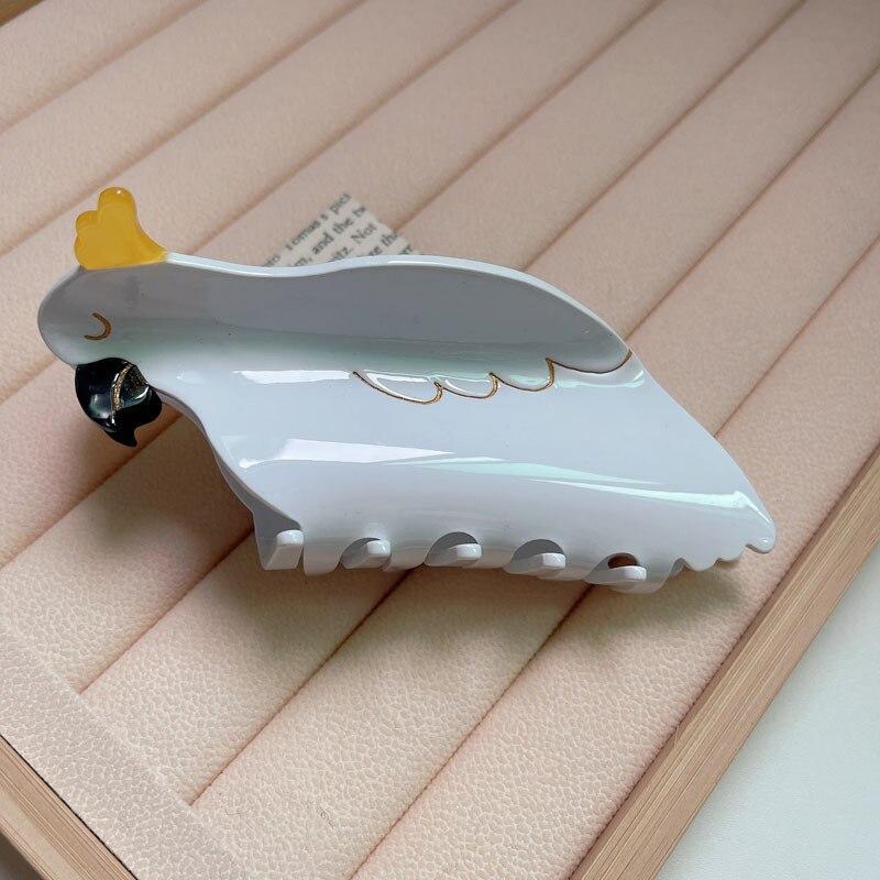 Creative Kawaii Animal Hair Claws Acetate Fibre Colorful Goose Penguin Parrot Bird Hair Clips Woman/Girl Hair Accessories