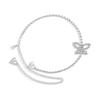Damen Schulterkette Bandeau Schulterfrei Kleidung Passend BH-Träger Kette Kleid Schulterkette Schmetterlinge Glitzernder Strassstein Dekor BH-Träger