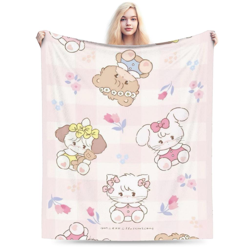 MiKKOS Blanket Quality Warm Soft Throw Blanket Winter Girls Boys Couch Bed Funny Bedspread
