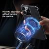 Luxury Magnetic Leatherette Bracket Phone Case For IPhone 16 15 14 13 Pro Max Magsafe Wireless Charging Hidden Stand Back Cover