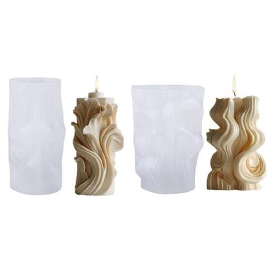 Gewellte Säule Silikonformen Gipsformen Spiralen Blumenform Kerzenformen Ornament Epoxidharzformen Gussformen