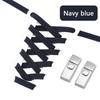 8MM 2025 No Tie Shoe Laces Press Lock Insert Fixed Shoelaces Without Ties Elastic Laces Sneaker Kid Adult Flat Shoelace for Shoe