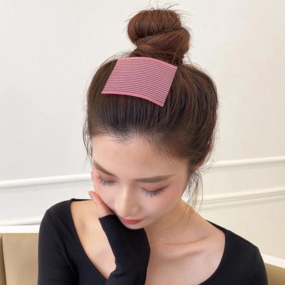 10 Stück einfarbige Haarspangen mit magischen Klebepunkten für Ponyfrisuren, Haarclips, Haaraccessoires und Styling-Tools für Damen, die sich waschen, Gesicht schminken und stylen möchten