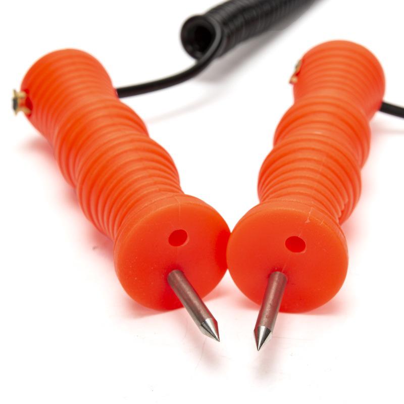 Ice Crusher Handheld Tool, ABS Neck-Hanging, Orange-Red Ice Pick for Winter Fishing