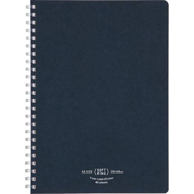 KOKUYO Note Soft Ring Notebook Natural 80 listů A5 Námořnická modř Su-SV638A-DB