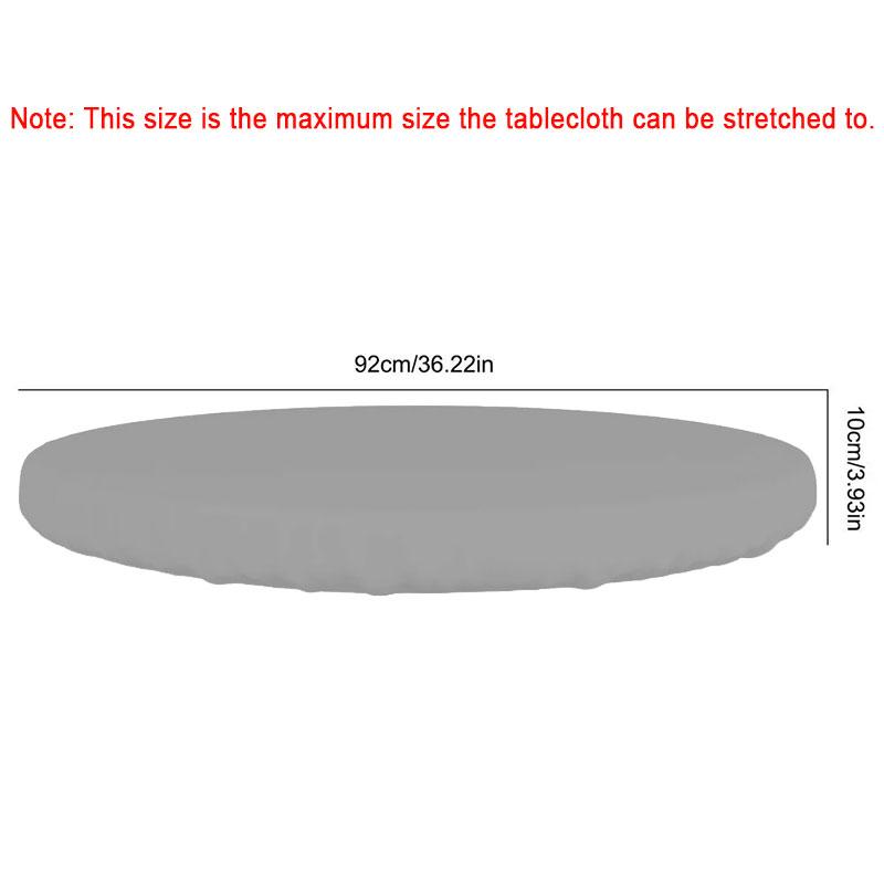 Round Table Rain Cover Outdoor Garden Furniture Waterproof Sun-Proof Protection Garden Patio Rain Covers Oxford Fabric Lining