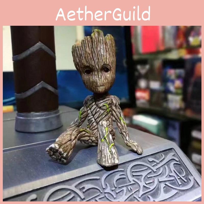 Adorable Groot Figurine Cute Baby Model Unique Desk Decor From Guardians Of The Galaxy