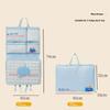 Hanging Travel Packing Organizers, Clothes Storage Bag with Handles, Luggage Suitcase Organizer, Wash Bag for Travel Accessories