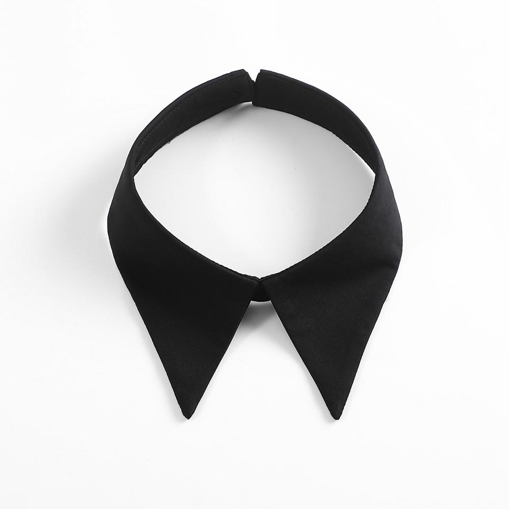 Black pointed collar, fake collar, women's versatile fake collar, spring and autumn multi-functional decoration with fake clothe