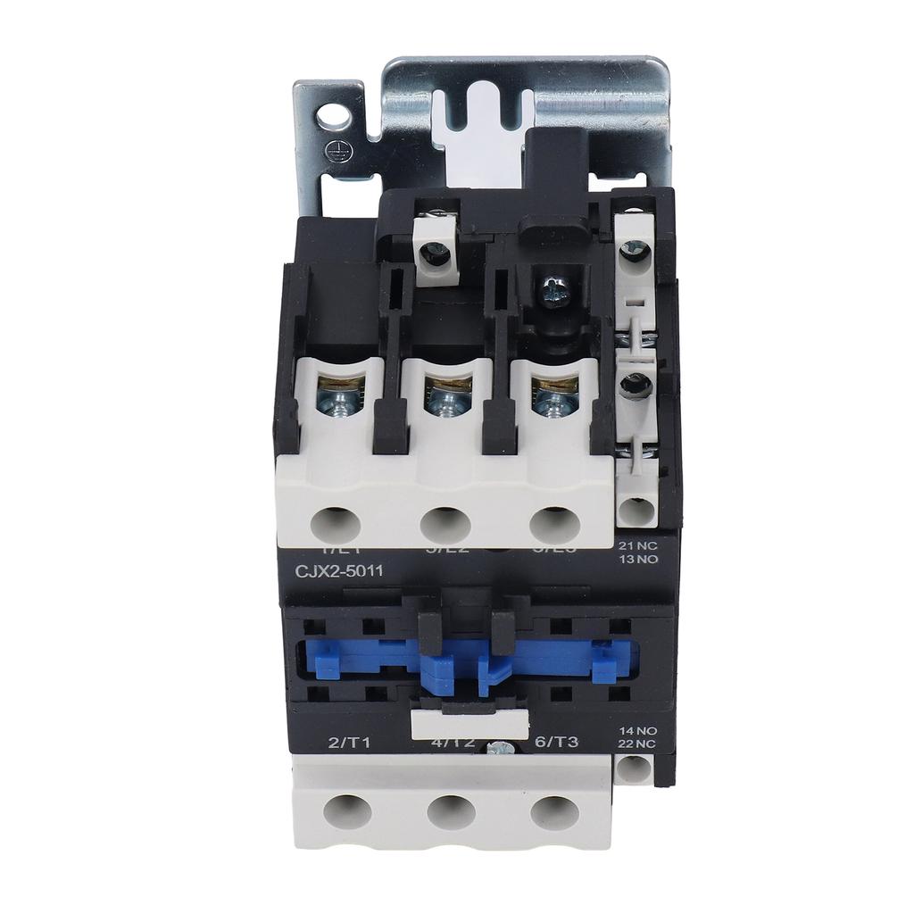 AC Contactor Flame Retardant Good Conductivity Industrial Electric Contactor for Power Distribution AC 220V 50A