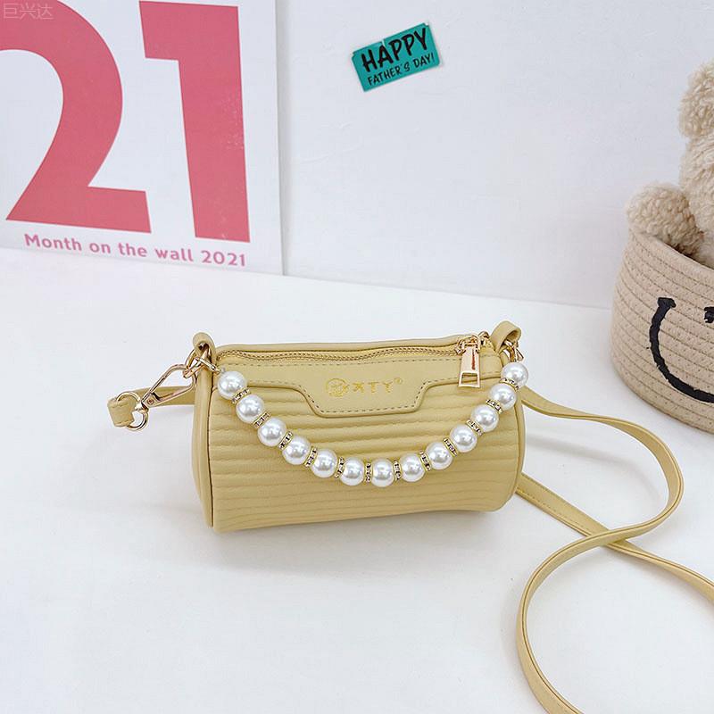 Trendy Mini Parent-child Shoulder Bag Fashionable Cute Pearl Bucket Bag Stylish Design