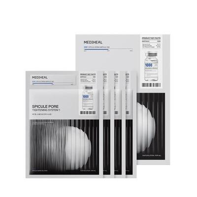 Sistem de strângere a porilor Spicule MEDIHEAL (Fiolă 2ml+Mască Gel 29g)*4ea