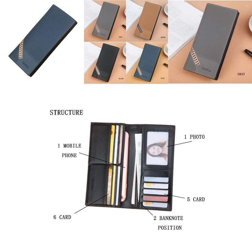 Premium Soft Pu Men's Leather Wallet With Bifold Design For Cash And Credit Card Storage