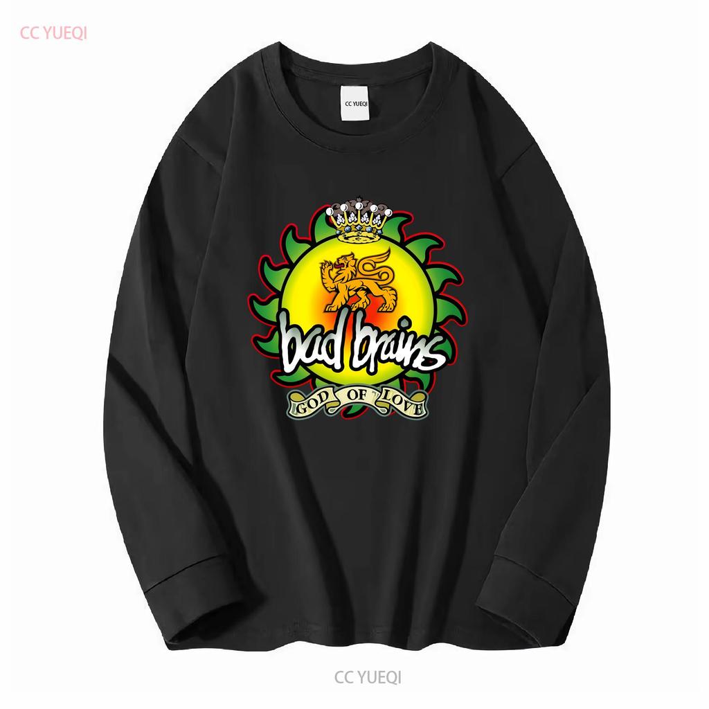 NEW Bad Brains God Of Love Black All Size T Shirt HE04 vintage Washed Unisex Slightly homme graphic streetwear Comfortable