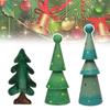 Beautiful Handcrafted Wooden Christmas Tree Decoration Gift For Festive Table Display