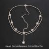Double Layer Head Jewelry Teardrop Forehead Chain Fashion Hair Chain  Travel