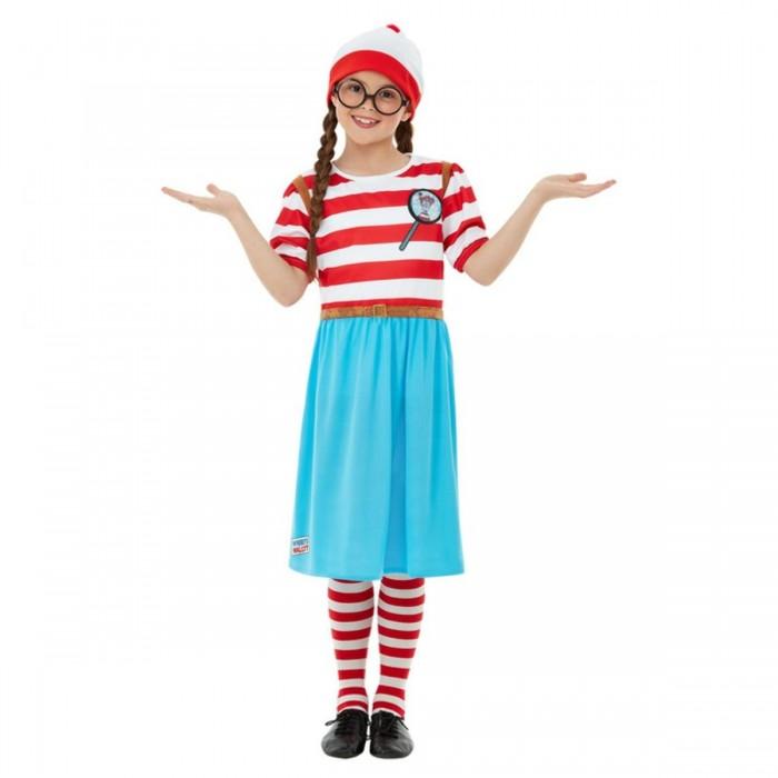 Where's Wally? Girls Deluxe Wenda Costume Set