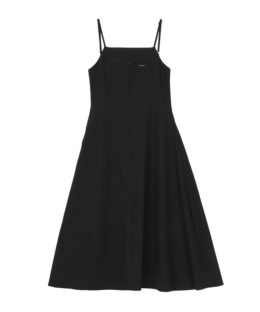 HARDCORE HAPPINESS Slip Button Point Dress_Black