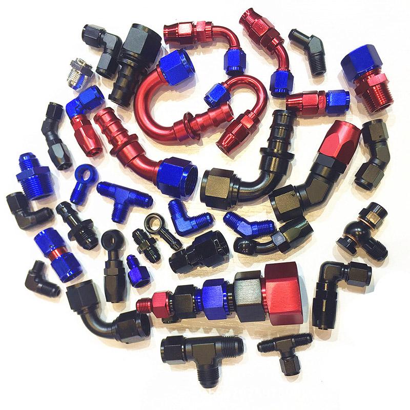 Car Parts Oil Cold Aluminum Joint Brake Tee Joint Quick Connection Oil Pipe AN3 AN4 AN6 AN8 AN10 AN12 Hose Tee Connector Fitting Fuel Tank Caps3