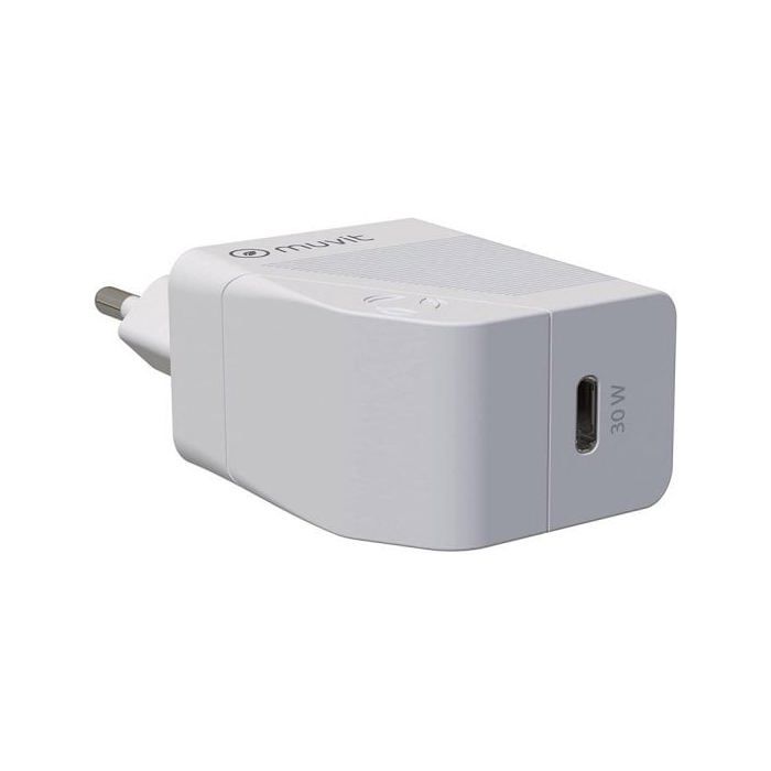 Muvit for Change Cargador Tipo-C PD 30W Blanco