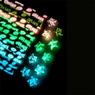 Creative Colorful Decorative Luminous Lucky Stars Paper Craft Paper Origami Paper for DIY Arts Craft