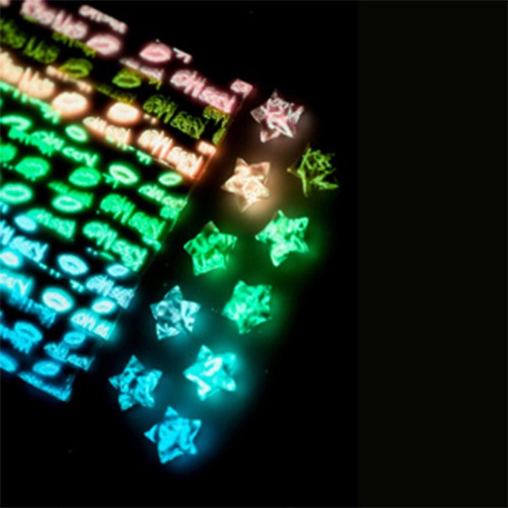 210 Sheets Decorative Glitter Luminous Origami Paper for DIY Arts Craft Stars Paper Craft Paper