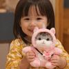 Bell Feature Plush Doll Soft Material Cat Plush Toy Cute Cat Cat Doll  Birthday Present