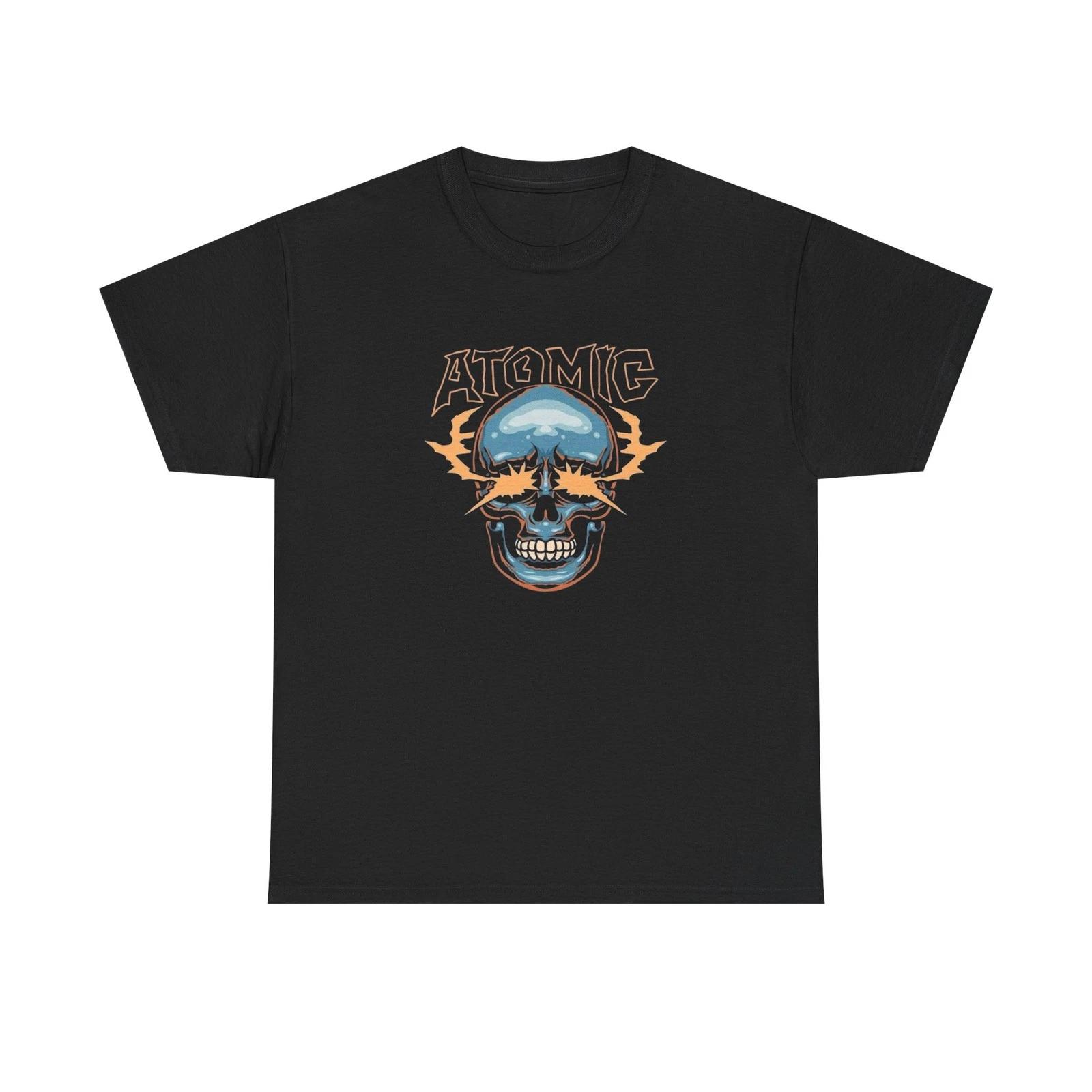 Atomic Skateboards Graphic T-Shirt Brand New Unisex Heavy Cotton Tee 2XL