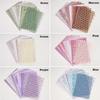 Set Assortito Carta per Scrapbooking e Tessuto a Rete Decorativo - 90 Fogli - Confezione da 6 Pezzi Carta Speciale Mista per Scrapbooking