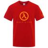2025 Half Life Game 1998 Summer Unisexs Round Neck Casual Top Thin Cotton Short Sleeved New Trendy Breathable Tshirt