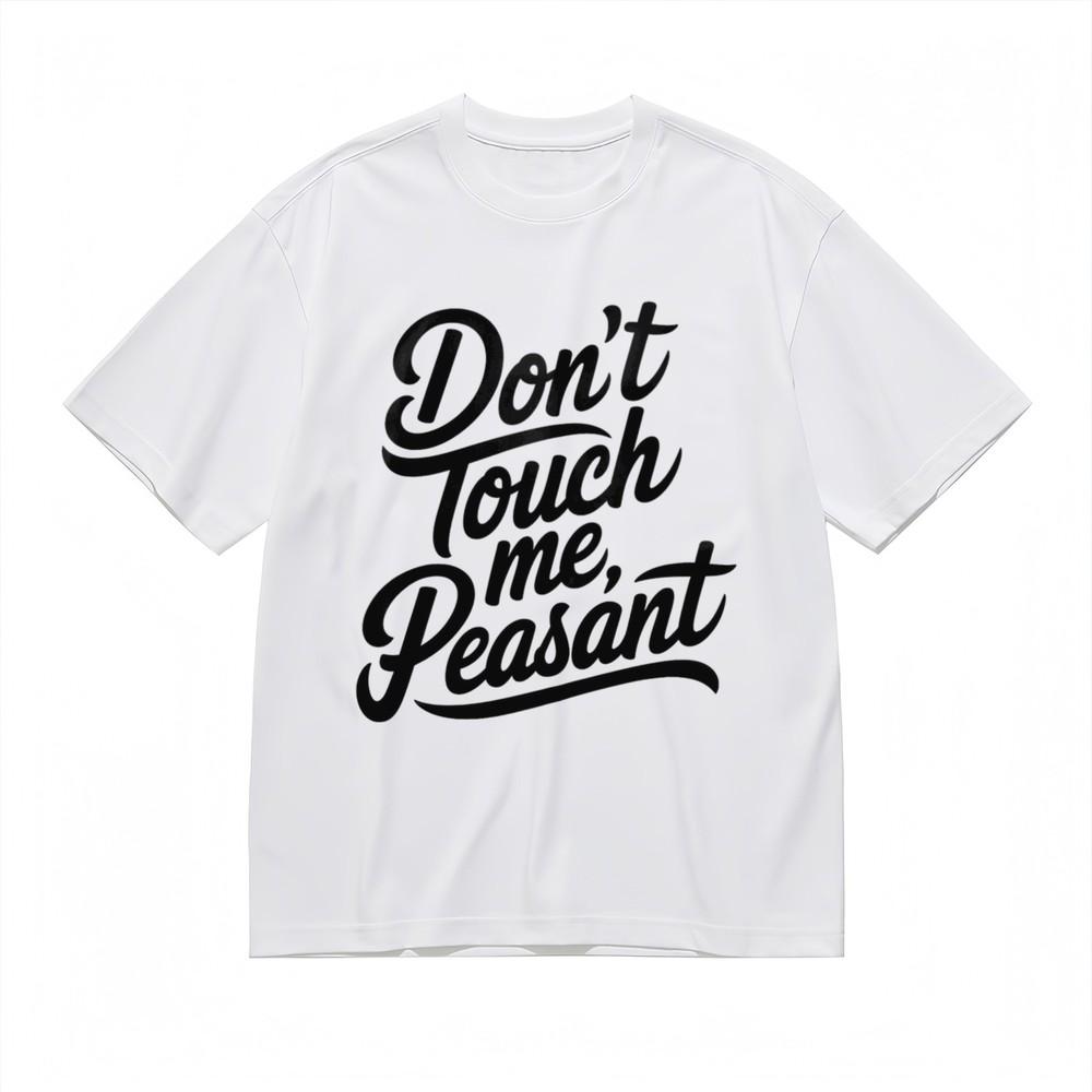 Women's Fashion Comfortable Classic T-Shirt Personality Quote Design Cotton Tee