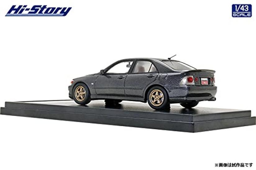 Hi Story Toyota ALTEZZA RS200 TRD Gris Foncé Mica Métallisé Produit Fini HS337GY 1/43 (1998)