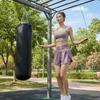 Conjunto de Shorts com Sutiã Esportivo e Top Regata Yoga Muay Thai Boxe Treino de Exercícios Pilates Fitness Workout Roupa Esportiva Feminina Academia Secagem Rápida Tecido Elástico