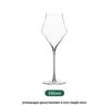 Josephinen Josephine Flat Classy Domestic Ultra Thin Cloud Cup Handmade Crystal Cup Tall Wine Glass Champagne Glass 390ml