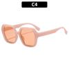 Women's Sunglasses UV400Fashionable Protection for Women Girls Driving Sunshade Goggles Gray Gradient Mirror Lens