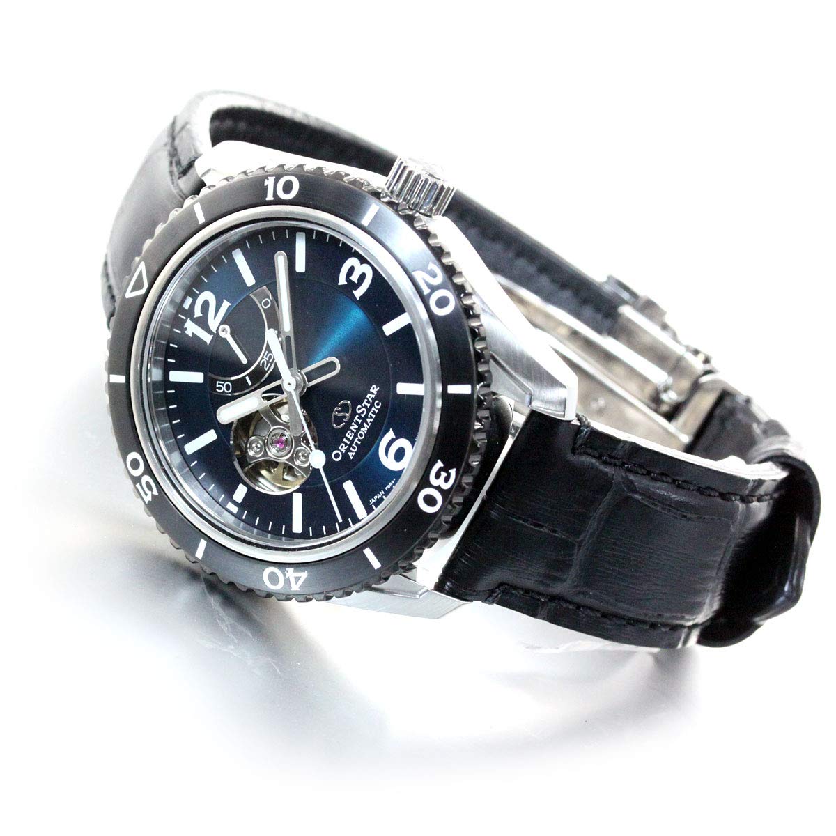 

ORIENTSTAR Sports Power Reserve 50 Hours [Orient Star] Semi-Skeleton RK-AT0104E Men s