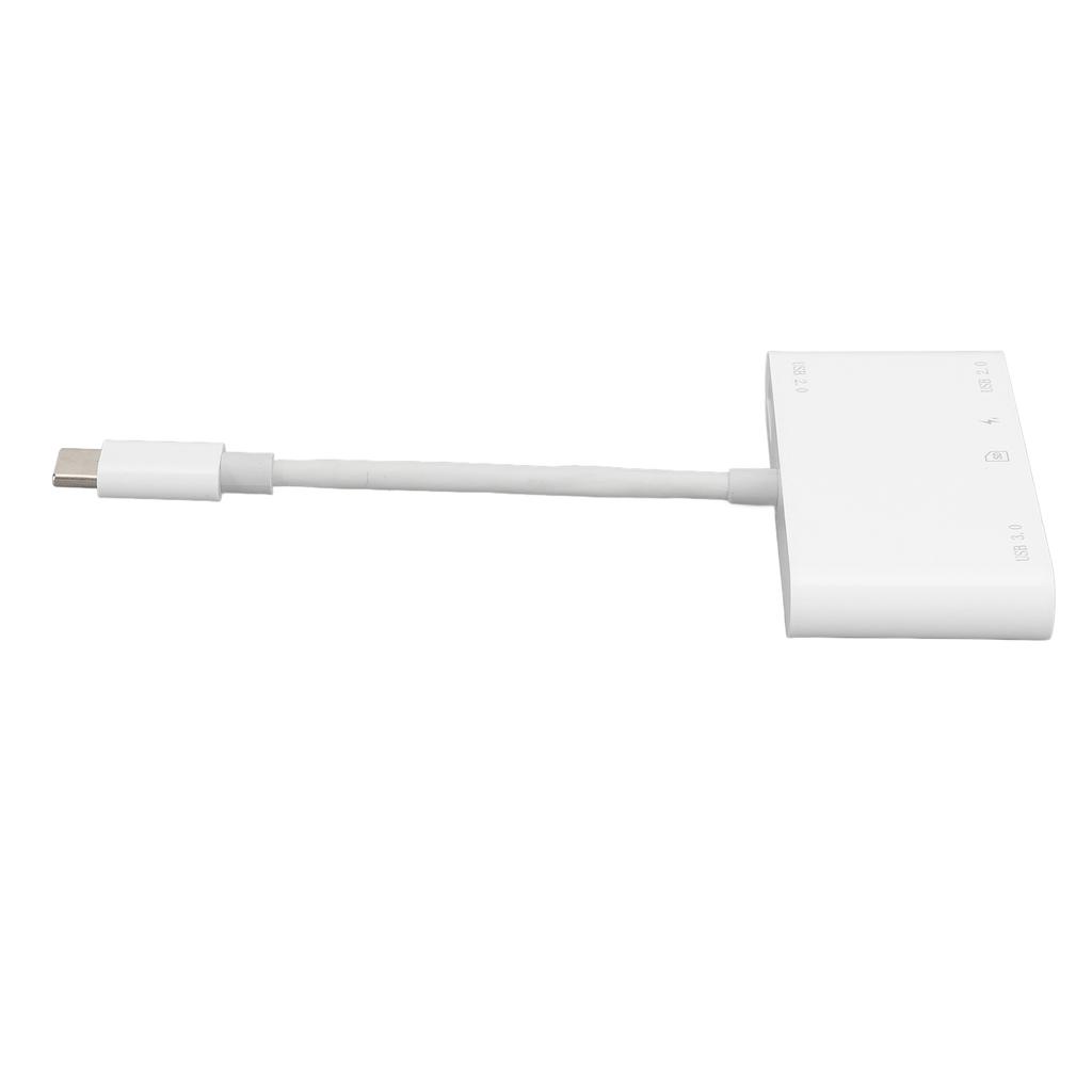 6 in 1 Memory Card Reader Plug and Play High Speed USB C Smart Camera Storage Card Adapter for Phones Laptop Computers